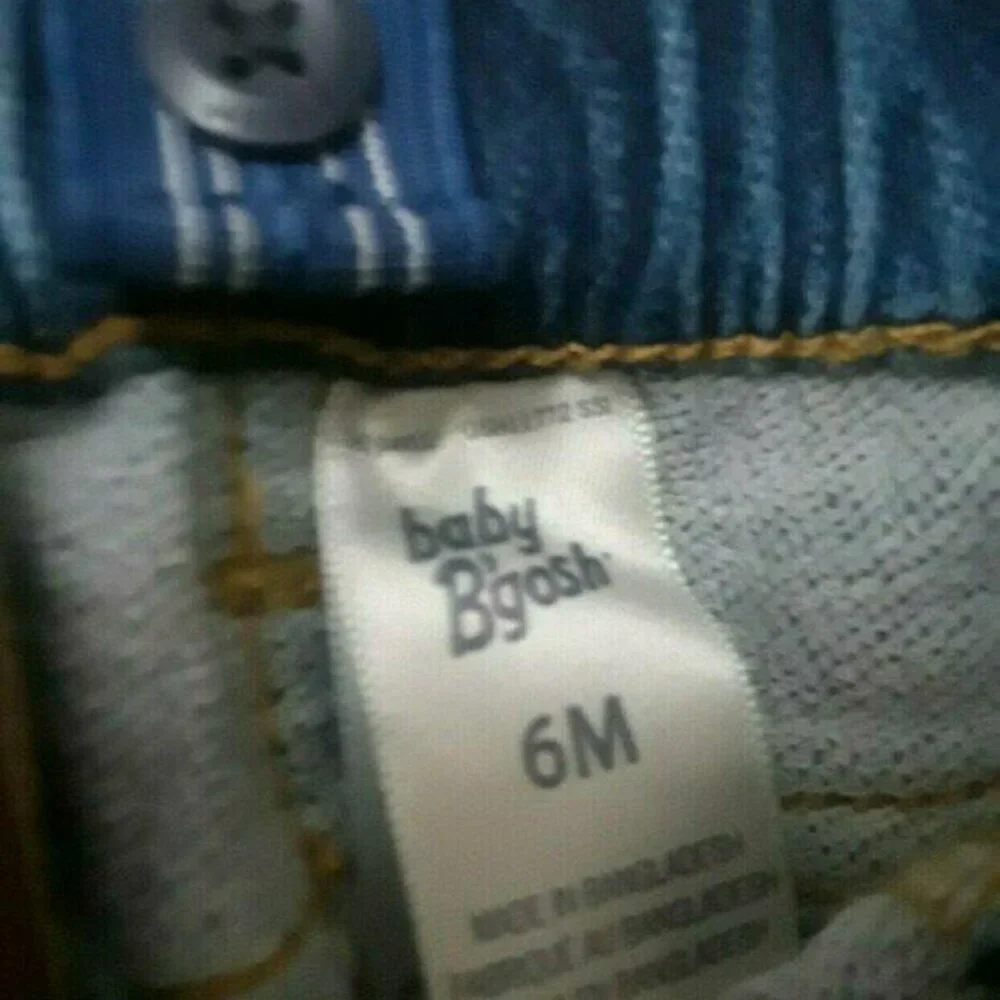 OshKosh B'gosh Blue Jeans with Suspenders